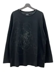 ヨウジヤマモト Yohji Yamamoto BLACK Scandal Print L/S Tee プリント ロングスリーブ Tシャツ ロンT 昆虫 長袖 黒 HC-T08-073 サイズ 3 ロンT プリント ブラック 104MT-2700のサムネイル