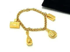 ■極美品■ ChristianDior クリスチャンディオール ブレスレット アクセサリー レディース ゴールド系 FP7761