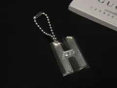 ■新品■未使用■ GUCCI グッチ 818898 J8400 8106 SV925 H ネックレストップ チャーム キーホルダー シルバー系 BP6408
