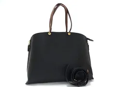 ■新品■未使用■ ÉPOR ロペ エポール レザー 2WAY クロスボディ ハンドバッグ トート ショルダー 斜め掛け ブラック系 BN6621