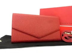 ■新品同様■ BONAVENTURA ボナベンチュラ レザー 手帳型 iPhone7plus/8plus 対応 アイフォンケース スマホケース レッド系 FV4587