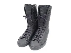 ■美品■ DIOR HOMME ディオールオム レザー ショートブーツ 表記サイズ:42(約27cm) 靴 シューズ メンズ ブラック系 BQ3080