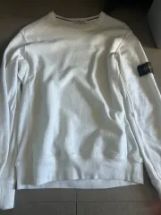 STONE ISLAND ストーンアイランド 白 スウェット Tシャツ L