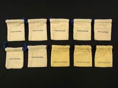 美品 ルイヴィトン アクセサリー用保存袋 巾着袋 10枚セット ベロア