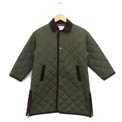 ARCH&LINE 子供服 中綿 キルティングコート アウター 無地 M カーキ /FT4