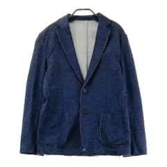 BARNEYS NEWYORK バーニーズ ニューヨーク  リネン混 テーラードジャケット  ネイビー系 L [240101556415] メンズのサムネイル