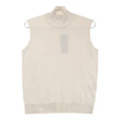 theory luxe セオリーリュクス 03-3101706-100-038 ノースリーブ ニットセーター シルク混  ホワイト系 038 [240101557321] レディース