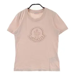 MONCLER モンクレール I20938C00034 半袖Tシャツ ラインストーン ピンク系 XS [240101559630] レディース