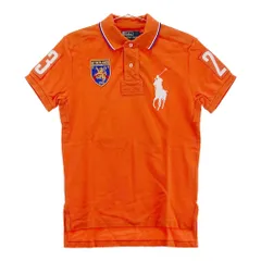 Polo by Ralph Lauren ポロ バイ ラルフ ローレン  半袖ポロシャツ ビックポニー  オレンジ系 S [240101560017] メンズ