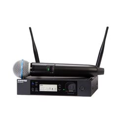 SHURE QLXD4 ワイヤレス受信機 ハンドヘルドマイクセット - メルカリ