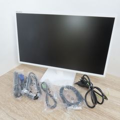 ジャンク品です。NEC ディスプレイF23W3A(W) ホワイト ケーブル付
