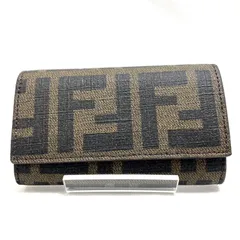 【ABランク】　FENDI  フェンディ　キーケース　ズッカ柄　ブラウン（57377）のサムネイル
