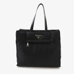 (正規品) PRADA プラダ 1BG421 ダウン リナイロン トートバッグ ブラック