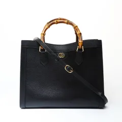GUCCI グッチ トートバッグ バンブー ダイアナ ミディアム レザー 2way 678842【中古】