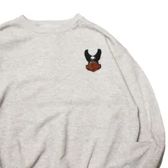 90's USA製 ハーレー ダビッドソン イーグル パッチ クルーネック スウェットシャツ (XL) 霜降り灰 スエット 90年代 アメリカ製 オールド アメリカ古着 USED ビンテージ ヴィンテージ