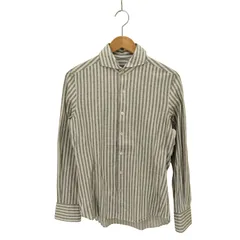 カナーリ CANALI イタリア製コットンストライプシャツ メンズ import：S 