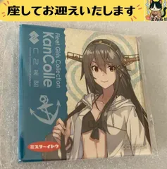 f➕艦これ➕　榛名　水着　スクエア　缶バッジのサムネイル