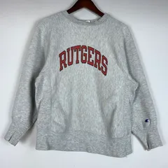 【現状渡し品】Champion チャンピオン 80's RUTGERS REVERSEWEAVE SWEAT VINTAGE 80年代 ラトガース リバースウィーブ スウェット トップス トレーナー トリコタグ 【145-260209-ko-08-tei】