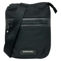DIESEL(ディーゼル) ショルダーバッグ美品  - 黒 レザー