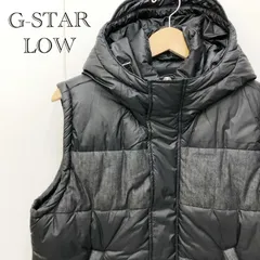 Ｇ－ＳＴＡＲ ＲＡＷ ジースター ロゥ フード ダウン ベスト Ｍ Ｄ１６０３７－Ｂ４１８－６４８４ ブラック 黒 中綿 メンズのサムネイル
