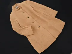 NATURAL BEAUTY BASIC ナチュラルビューティーベーシック ウール混 スタンドカラー コート sizeM/ベージュ ◇■ レディース