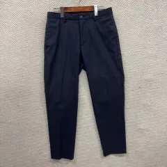 UNIQLO ユニクロ カジュアル ストライプ スラックス ズボン M A05915
