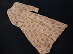 N. エヌ ナチュラルビューティーベーシック 総柄 ワンピース sizeM/アイボリー ■◇ レディース