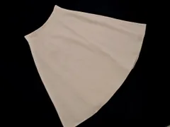 NATURAL BEAUTY BASIC ナチュラルビューティーベーシック フレア Aライン 台形 スカート sizeM/ベージュ ■■ レディース