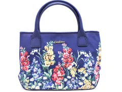 Cath Kidston キャスキッドソン 花柄 トート バッグ 濃紺 ■■ レディース