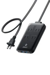 Anker Charging Station (8-in-1, 20W) USBタップ 電源タップ AC差込口 4口 USB-C 2ポート USB-A 2ポート 延長コード 1.5m) 【PSE技術基準適合】MacBook PD対応 Windows  ...