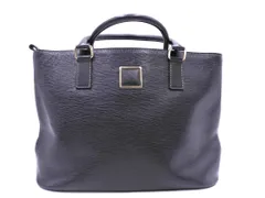 NINA RICCI ニナリッチ レザー トート バッグ 黒 ■■ レディース