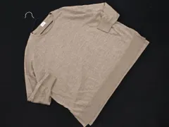 URBAN RESEARCH DOORS アーバンリサーチドアーズ ウール100% ワイド幅 ニット セーター sizeM/ベージュ ◇■ レディース