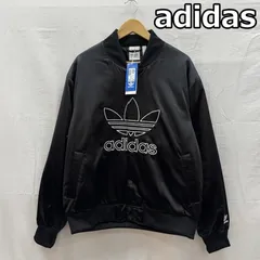 アディダス アディカラー サテン ボンバー ジャケット 中綿入り トレフォイル ロゴ H09165 メンズ LL ISItems【USED】【古着】【中古】50152874
