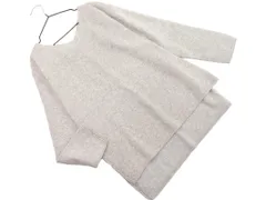 PLST プラステ Vネック ニット セーター sizeM/グレー ◇■ レディース