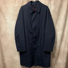 ✨MACKINTOSH PHILOSOPHY ステンカラーコート 42 大きめ ネイビー ライナー着脱可✨