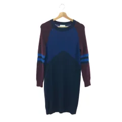 LACOSTE ラコステ 長袖ワンピース サイズ:38 裾ロゴワッペン/ロング    ネイビー レディース / 240001187833