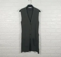 95 ラルフローレン ウール100% ロング ニット ベスト