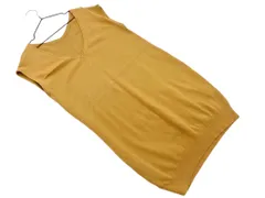 Spick & Span スピック＆スパン Vネック ロング ニット ベスト 茶 ◇■ レディース