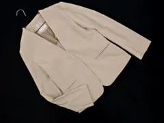 INDEX インデックス ノーカラー ジャケット sizeM/グレージュ ◇■ レディース