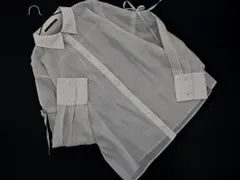 Heather ヘザー シアー リボン ブラウス シャツ sizeF/グレー ◇■ レディース