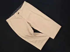 BURBERRY BLACK LABEL バーバリーブラックレーベル ハーフ パンツ size79/ライトベージュ ■◆ メンズ