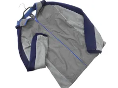 adidas アディダス 裏起毛 ジップアップ パーカー sizeL/グレーx紺 ◇■ メンズ