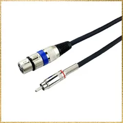 ☆彡送料無料でお届け☆彡Size:2m XLRケーブル 変換ケーブル XLR(メス) - RCA(オス) キャノンXLR キャノン変換ケーブル RCA変換ケーブル マイクケーブル オーディオケーブル (2m)