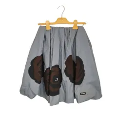 MIU MIU ミュウミュウ 24AW ポプリン ジャージー マキシフローラル スカート（NFCタグ反応確認済み） MG2305 S000 15W3 36 グレー レディースのサムネイル