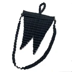 【希少アイテム！】　ISSEY MIYAKE イッセイミヤケ　プリーツ　変形　ショルダーバッグ  2way ブラック　プリーツプリーズ　ミーバイのサムネイル