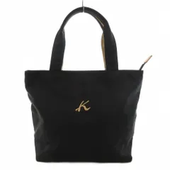 キタムラ Kitamura トートバッグ 手提げ ロゴ ナイロン ブラック カフェオレ R-0687 15671 /FF