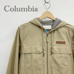 Columbia コロンビア we0986 マウンテンパーカー ジャケット ジップアップ フーディ XS ベージュ  メンズ ファッション