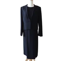 高級 クロエ Chloe イギン IGIN ブラックフォーマル 大きいサイズ ワンピース ジャケット セットアップ 礼服  喪服 ブラック 黒 13 XL