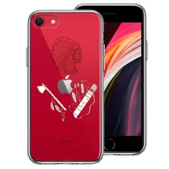 iPhoneSE ケース 第3世代 第2世代 クリア ネイティブアメリカン スマホケース 側面ソフト 背面ハード ハイブリッド
