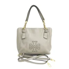 TORY BURCH トリーバーチ HARPER SMALL SATCHEL 2WAY トートバッグ  グレー系  [240101560031]
